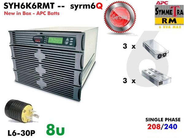 SYH6K6RMT - APC Symmetra RM 6000VA (200-240v - Online 6kva) - NOB
