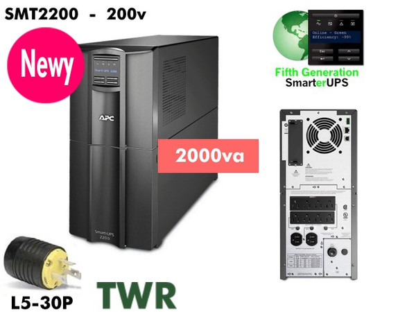 SMT2200 - APC SmartUPS LCD 2200VA (120v - Extra Runtime) - NOB
