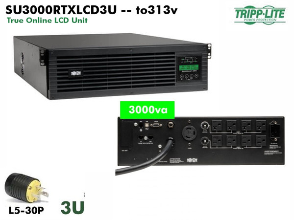 SU3000RTXLCD3U - Tripplite Online LCD 3000VA (120v - AGPS7853) - Refurbished