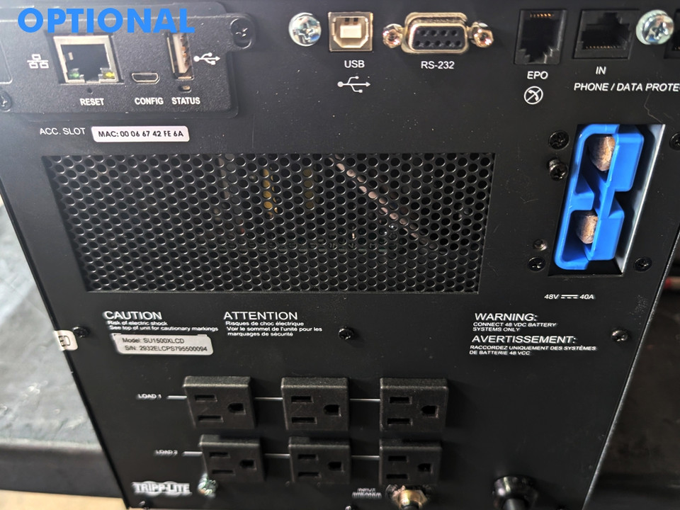 SU1500RTXLCD - Tripplite Online LCD 1500va (120v Tower ) - NOB