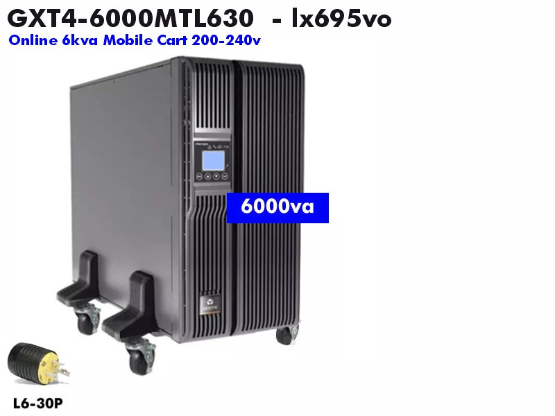 GXT4-6000ML630 - Liebert GXT4 Online 6000va (200-240v MobileCart