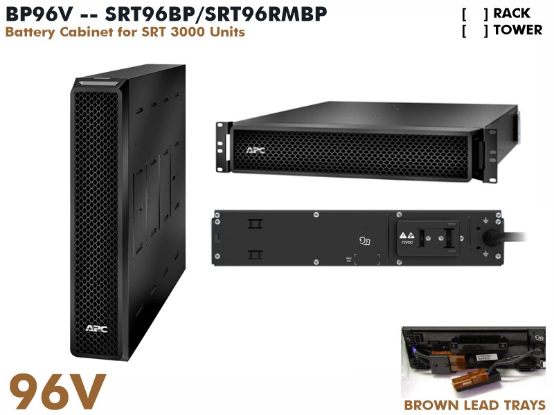 SRT3000XRMT - APC SRT Online 3000va Tower (208, 240v - Mobile XR Cart) - Refurbished