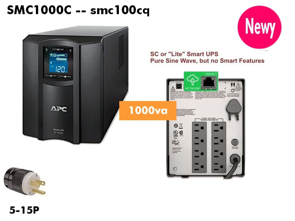 SMC1000C - APC Starter SmartUPS 1000va (120v LCD ) - NOB