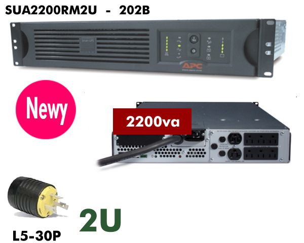SUA2200RM2U ~ 2200va APC SmartUPS (120v - 2U - Blk)