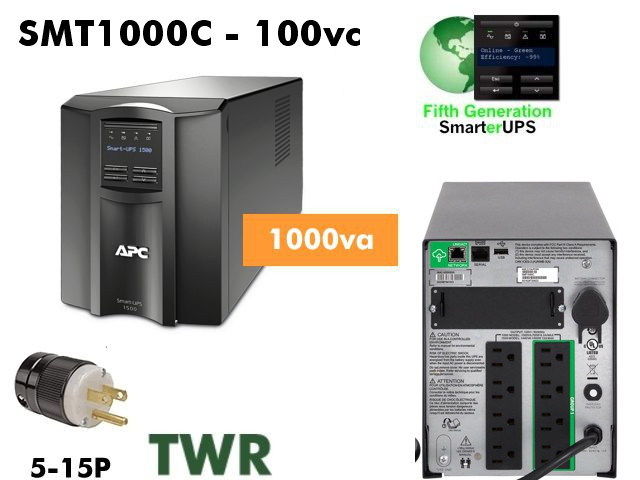 SMT1000C - APC SmartUPS LCD 1000va (120v Tower ) - Refurbished
