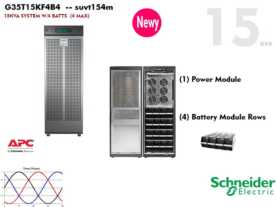 G35T15KF4B4S - APC Smart VT 15000va (208v 4/4 Batt ) - NOB