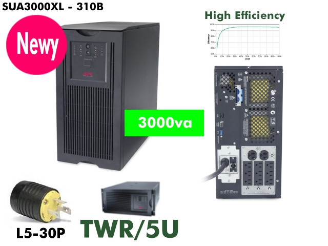 SUA3000XL - APC SmartUPS XL 3000VA (120v - Extended Run) - NOB