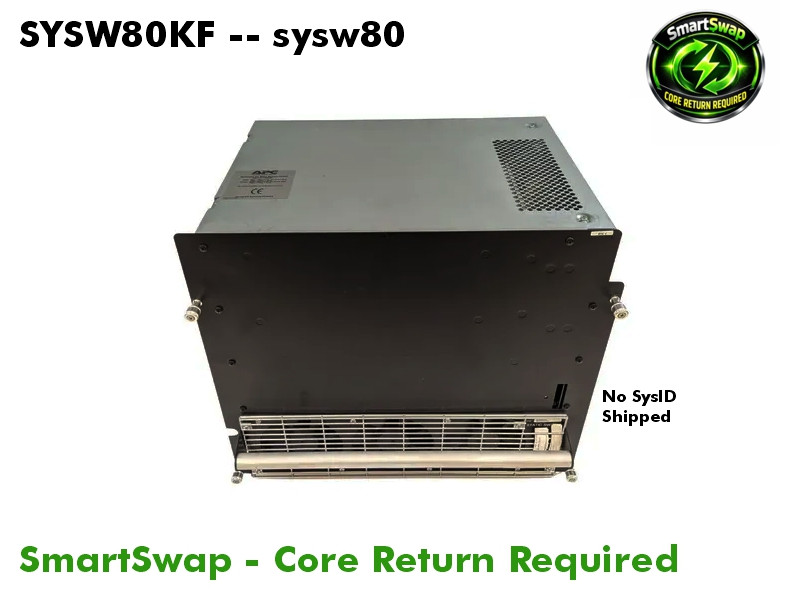 SYSW40KF ~ APC Symmetra Static Switch - 80kva - Core Exchange (Rebuilt)