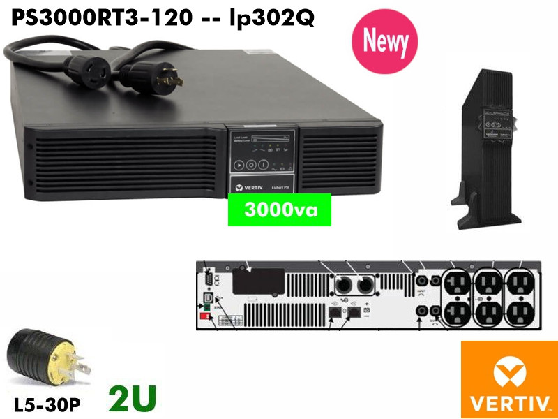 NOB = PS3000RT3-120 ~ 3000va Liebert Powersure3 (120 - 2U - Value)