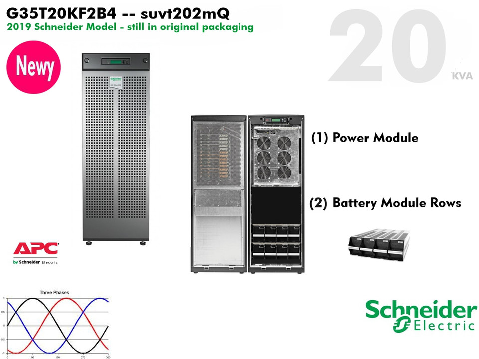 NOB = G35T20KF2B4S ~ 20000va Galaxy 3500 (3p/208 - VT -Tower - 2/4Batts)