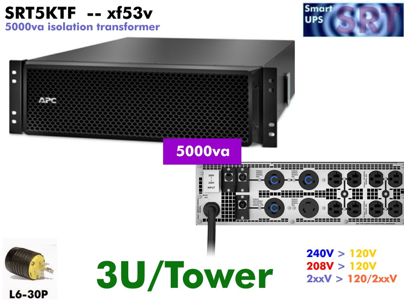 SRT5KTF ~ 5000va APC Transformer