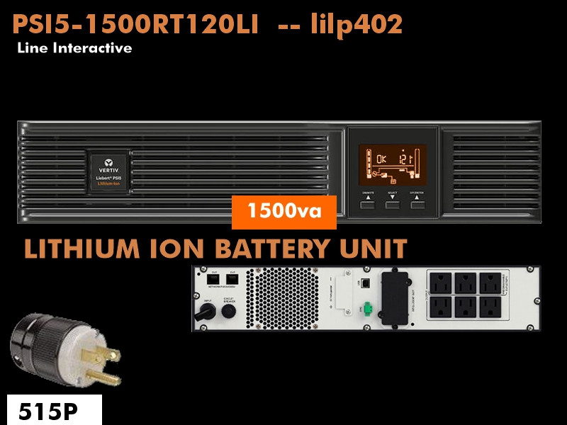 PSI5-1500RT120LI - Liebert Powersure5 1500VA (120 - Lithium) - Refurbished