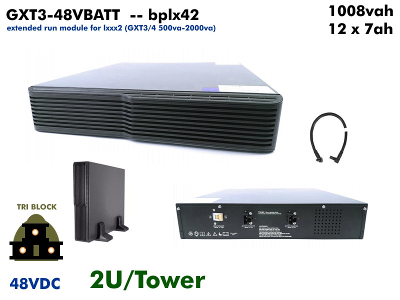 GXT3-48VBATT - Liebert GXT3 Extended Run Cabinet for upto 2kva - Refurbished