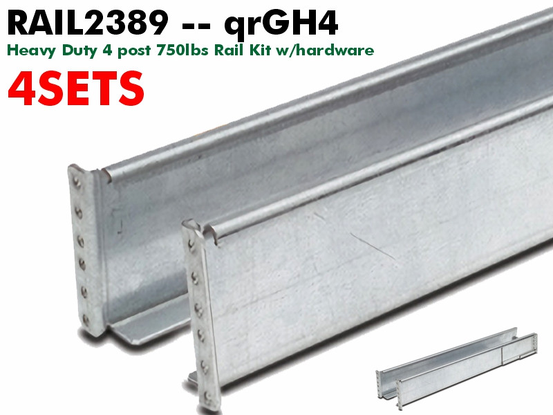 RAIL2389 - GLH Rails Rail Kit (500lb+ Rail Kit) - NOB