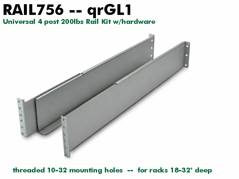 RAIL756 - GLH Rails Rail Kit (150lb+ Rail Kit) - Refurbished