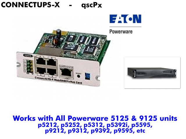CONNECTUPS-X - Eaton Xslot Webcard (Web Mngmnt) - Refurbished