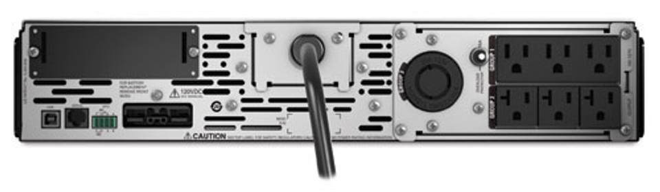 SMX2000RMLV2U ~ 2000va APC SmartUPS LCD (120v -2U with PDU backplate) - Refurbished