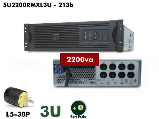 SU2200RMXL3U - APC SUA SmartUPS XL 2200va (120v  ) - Refurbished