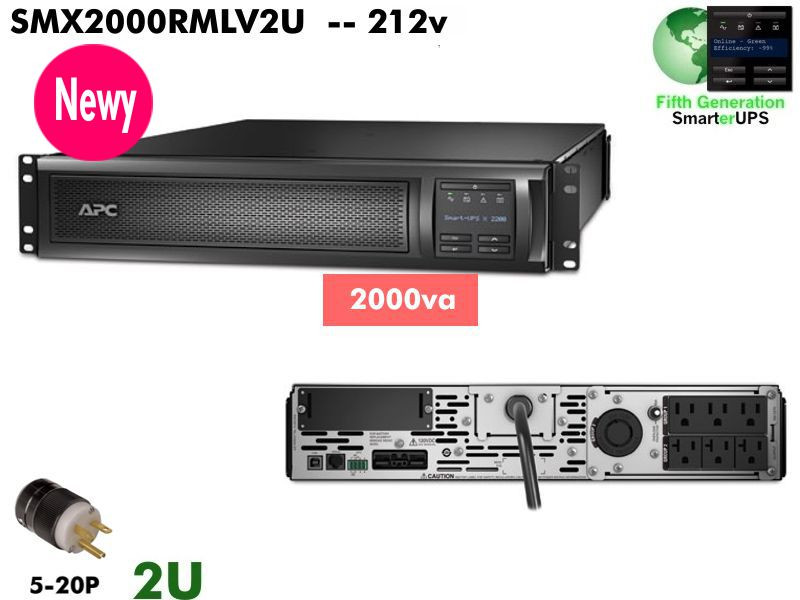 SMX2000RMLV2U - APC SMX 2000VA (120v - 2kva 20amp) - NOB