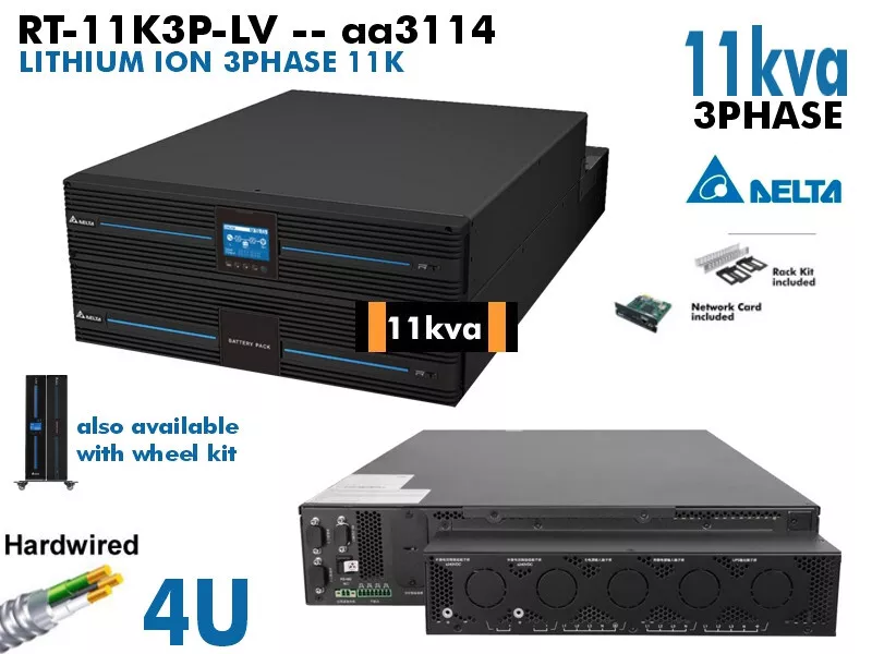 RT33K3P - Delta 33kva (3p208v - 3p208v) Compact - New