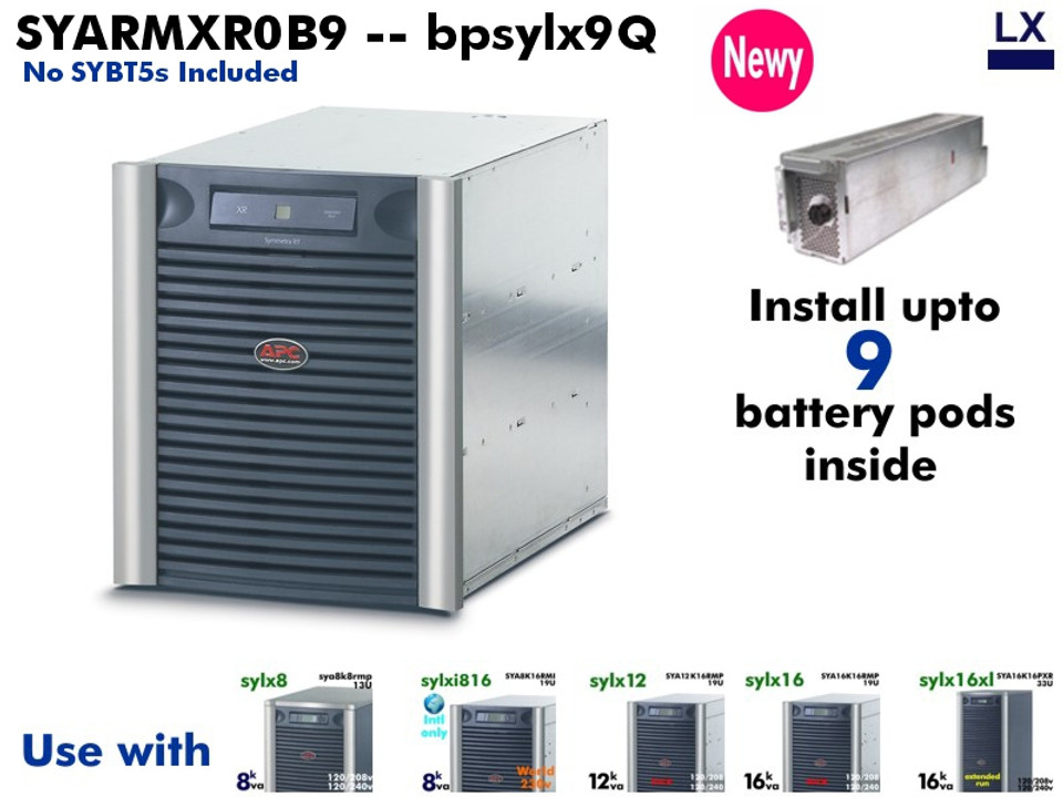 SYARMXR9B9 - Symmetra LX External Battery (Tower - 120vDC) : New