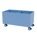 Color Box III with Castors