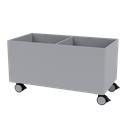 Color Box III with Castors