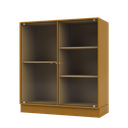 RIPPLE II Vitrine Cabinet with Plinth