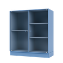RIPPLE II Vitrine Cabinet with Plinth