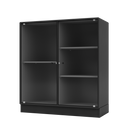 RIPPLE II Vitrine Cabinet with Plinth