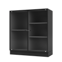 RIPPLE II Vitrine Cabinet with Plinth