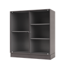 RIPPLE II Vitrine Cabinet with Plinth