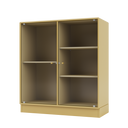 RIPPLE II Vitrine Cabinet with Plinth