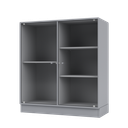 RIPPLE II Vitrine Cabinet with Plinth