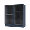 RIPPLE II Vitrine Cabinet with Plinth