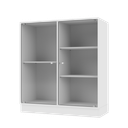 RIPPLE II Vitrine Cabinet with Plinth