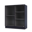 RIPPLE II Vitrine Cabinet with Plinth
