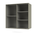 RIPPLE II Vitrine Cabinet with Suspension Rail