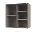RIPPLE II Vitrine Cabinet with Suspension Rail