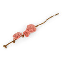 Wool Branch with Roses