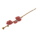 Wool Branch with Roses