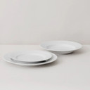 Rhombe White Dinner Plate