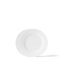 Rhombe White Dinner Plate