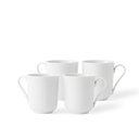 Rhombe White Mug with Handle
