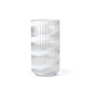 Limited Edition Lyngby Glass Vase, Swirl White
