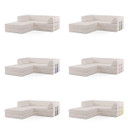 Levi 3-Seater Sofa Chaise Corner