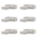 Levi 3-Seater Sofa Chaise Corner