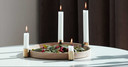 Luna Tray with Candleholders