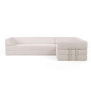 Levi 4-Seater Closed Corner Sofa