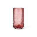 Glass Vase in Burgundy